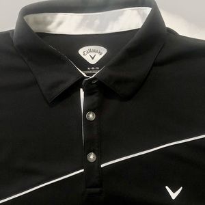 Callaway black golf shirt, XL